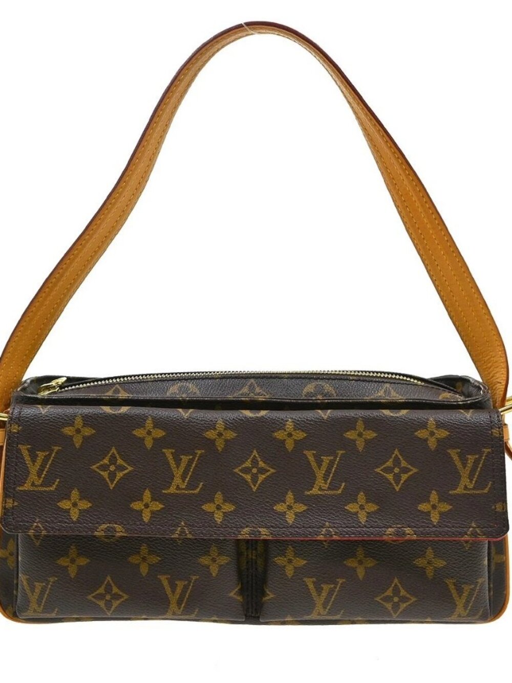 Best04 LOUIS VUITTON MONOGRAM VIVA CITE MM HANDBAG M51164 DU0054 RQ03138